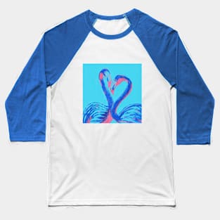 Flamingo lovebirds Baseball T-Shirt